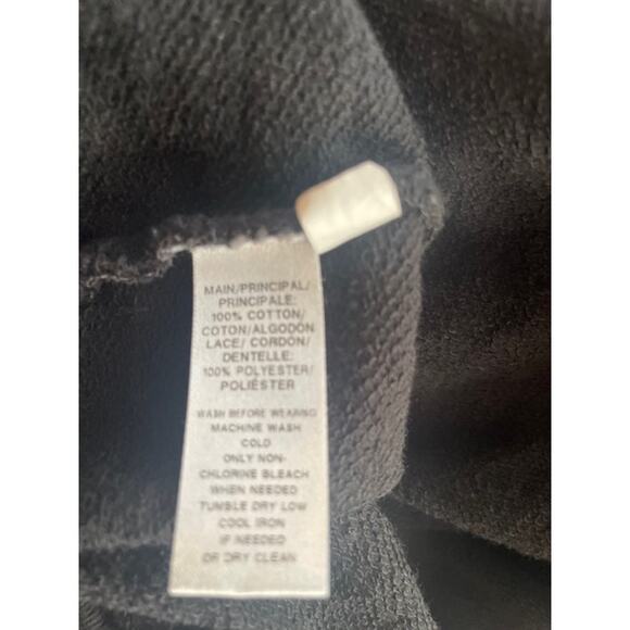 Loft Size X-Small Sweater Black with Cut Out Shoulders - Picture 5 of 5